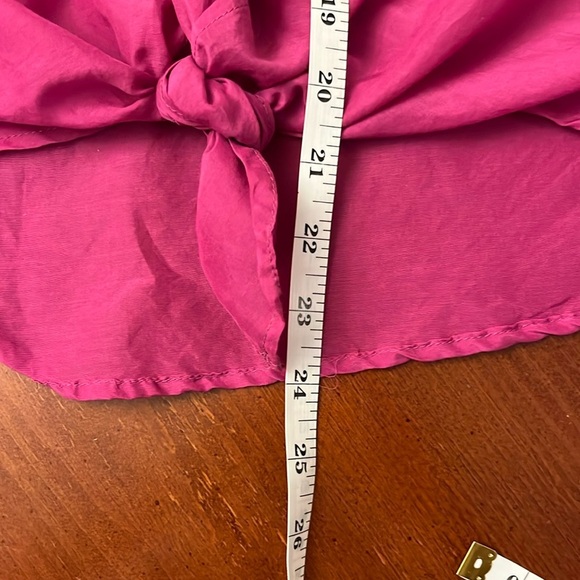 Ralph Lauren Silk Blouse Fuscia MEDIUM - Picture 8 of 8